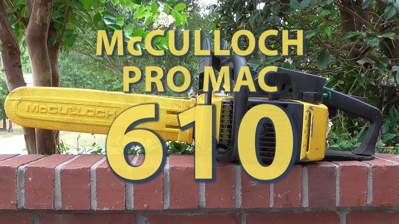 Mcculloch pro mac 650 manual